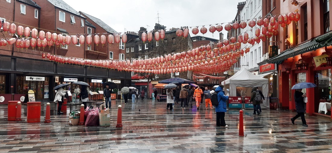 A Chinatown square